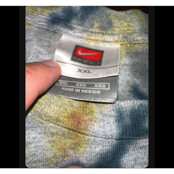 Vintage Nike Mizzou Tigers Football Camp Tie-Dye Tee - Picture 4 of 4